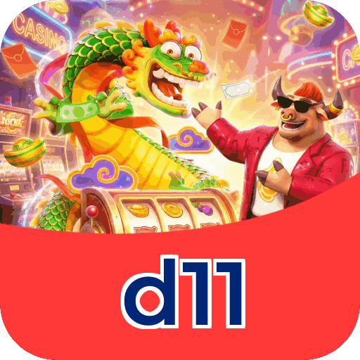 Interface do aplicativo d11 mostrando jogos disponíveis no iOS e Android